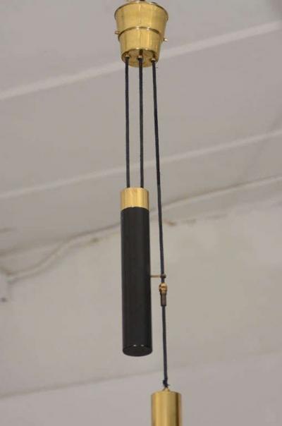  Stilnovo Stilnovo Pulley Light with Smokey Acrylic Shade