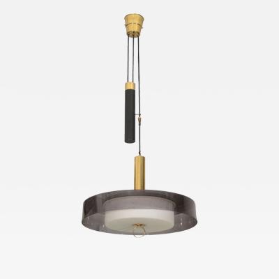  Stilnovo Stilnovo Pulley Light with Smokey Acrylic Shade