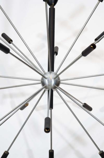  Stilnovo Stilnovo Silver Sputnik with Oxidized Bronze Ribbed Cups