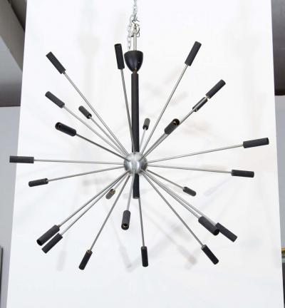  Stilnovo Stilnovo Silver Sputnik with Oxidized Bronze Ribbed Cups