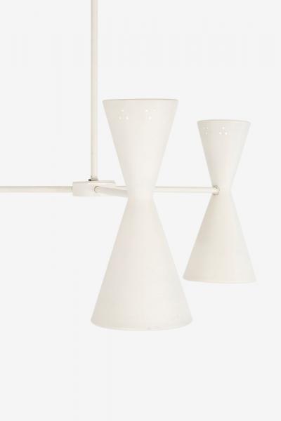  Stilnovo Stilnovo Style Three Arm Chandelier