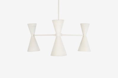  Stilnovo Stilnovo Style Three Arm Chandelier