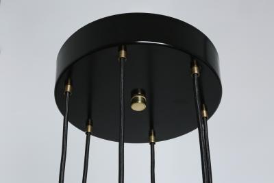  Stilnovo Stilnovo cascading chandelier Iatly circa 1950s