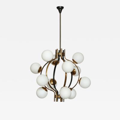  Stilnovo Stilnovo chandelier Italy circa 1960s