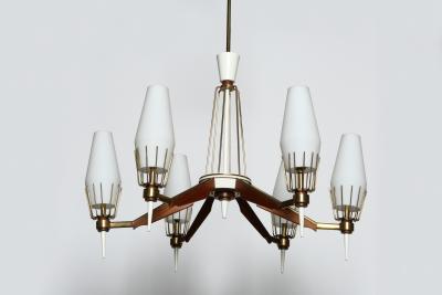 Stilnovo Stilnovo chandelier Italy circa 1960s