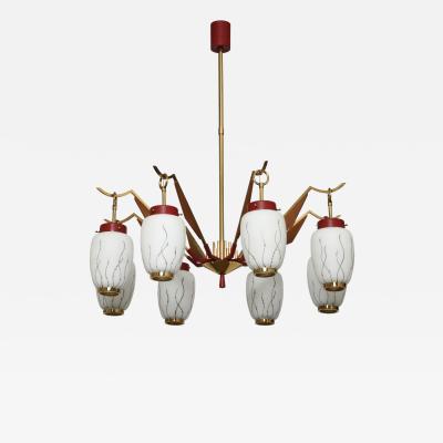  Stilnovo Stilnovo chandelier Italy circa 1960s