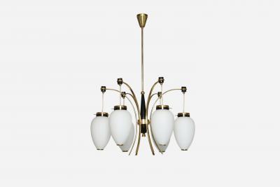  Stilnovo Stilnovo chandelier Italy circa 1960s