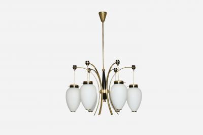  Stilnovo Stilnovo chandelier Italy circa 1960s