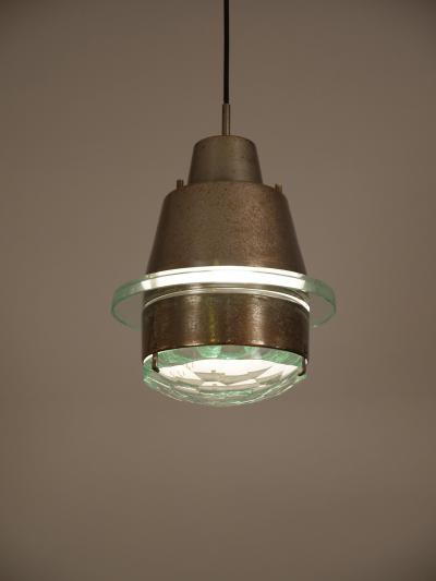  Stilnovo Stilnovo faceted glass pendant light