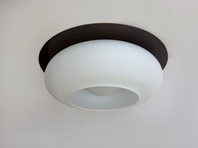  Stilnovo Stilnovo flush mount ceiling light Italy circa 1960s