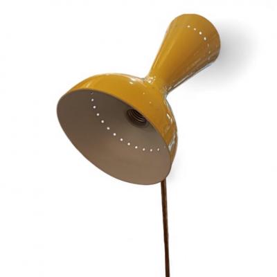  Stilnovo Stilnovo mini Thunderball Yellow 70s Lamp