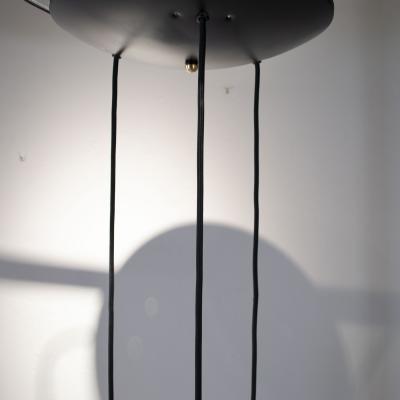  Stilnovo Stilnovo pendant 3 colored elements from the 60 s 