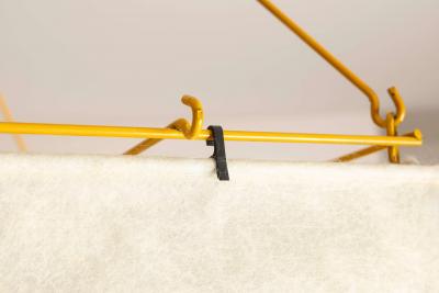  Stilnovo Stilnovo pendant lamp with wool felt shade and metal structure italy 1970s