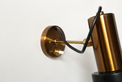  Stilnovo Stilnovo sconces in brass Italy circa 1960s