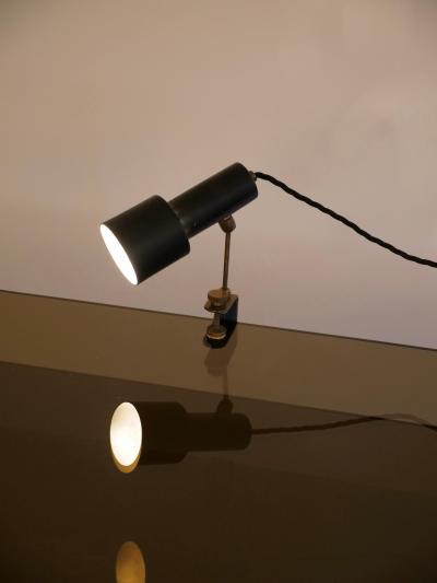  Stilnovo Stilnovo small clamp table light Italy c1950