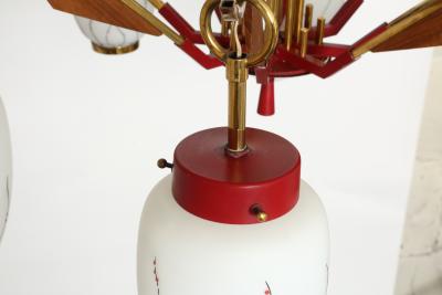  Stilnovo Stilnovo style chandelier