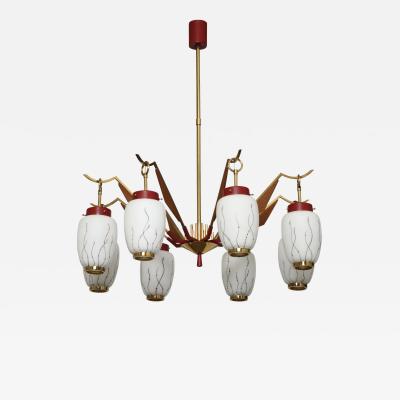  Stilnovo Stilnovo style chandelier