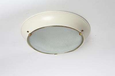  Stilnovo Stilnovo style flush mounr ceiling light Italy Vintage 1960s