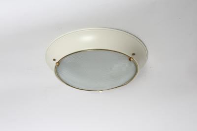  Stilnovo Stilnovo style flush mounr ceiling light Italy Vintage 1960s
