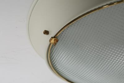  Stilnovo Stilnovo style flush mounr ceiling light Italy Vintage 1960s
