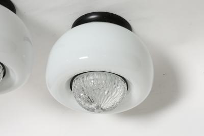  Stilnovo Stilnovo style flush mount ceiling lights set of 2