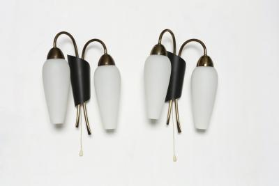  Stilnovo Stilnovo style sconces Italy 1960s