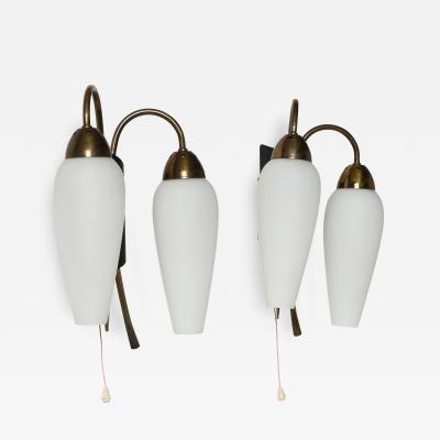 Stilnovo Stilnovo style sconces Italy 1960s