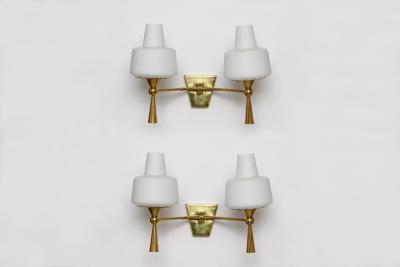  Stilnovo Stilnovo style sconces Italy circa 1960s