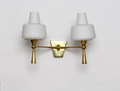  Stilnovo Stilnovo style sconces Italy circa 1960s