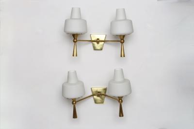 Stilnovo Stilnovo style sconces Italy circa 1960s