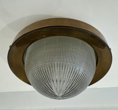  Stilnovo Stinovo Italian 1960s Mid Centruy Flush Ceiling Lamp