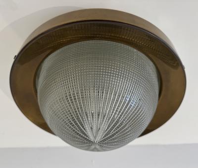  Stilnovo Stinovo Italian 1960s Mid Centruy Flush Ceiling Lamp