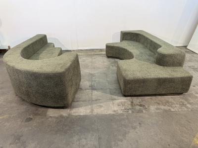  Stilwood Lara Modular Curved Sofa Italy 1970s