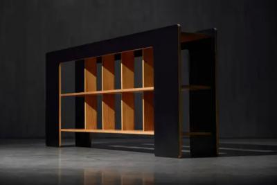  Stilwood Postmodern Bookcase by Roberto Pamio and Renato Toso for Stilwood Italy 1970s