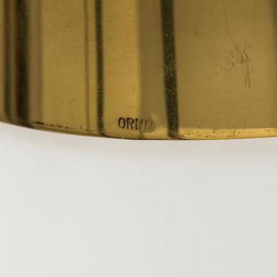  Stockmann Orno Large 1950s Lisa Johansson Pape Model 71 127 Glass Brass Ceiling Lamp