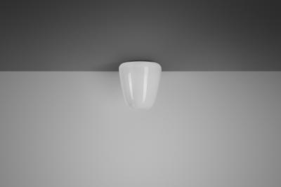  Stockmann Orno Model 70 013 Stockmann Orno Opal Glass Flush Mount Finland ca 1950s