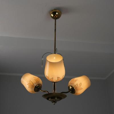  Stockmann Oy Finnish Mid Century Modern Pendant Model 62 004 3 Stockmann Tukku 1950s