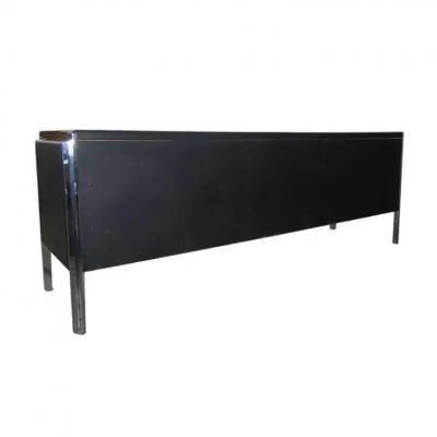  Stow Davis Furniture Co 74 Vintage Stow Davis Credenza with Leather Top