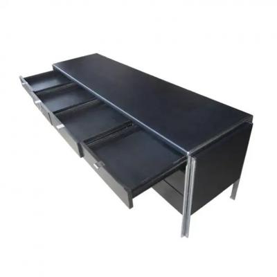  Stow Davis Furniture Co 74 Vintage Stow Davis Credenza with Leather Top