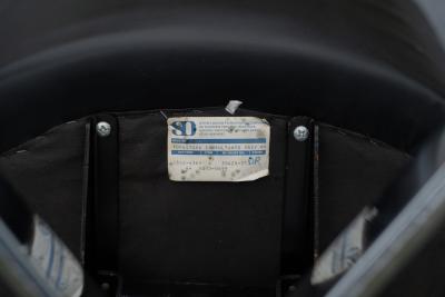 Stow Davis Furniture Co Pair of Stow Davis Black Leather Chrome Rolling Swivel Desk or Office Chairs