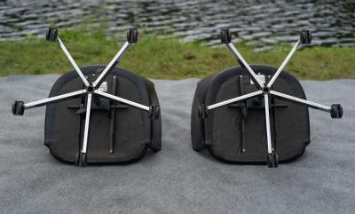 Stow Davis Furniture Co Set of 12 Stow Davis Black Leather Chrome Rolling Swivel Desk or Office Chairs