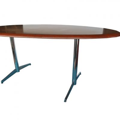  Stow Davis Furniture Co Stow Davis Oval Walnut Table Desk