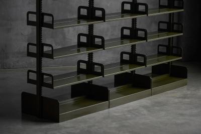  Strafor Modular Freestanding Shelving System France 1950s