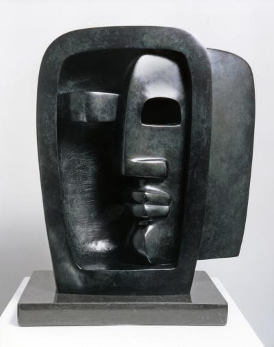  Strong Cuevas Visitation Sculpture by Elizabeth Strong Cuevas