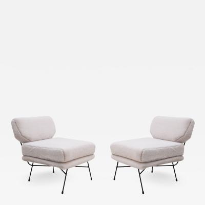  Studio B B P R Mid Century Modern Mod Elettra Armchairs Designed by B B P R Edited by Arflex