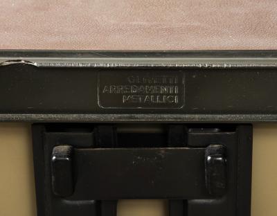  Studio B B P R Steel Cabinet with Sliding Doors by B B P R for Olivetti Italy c 1960