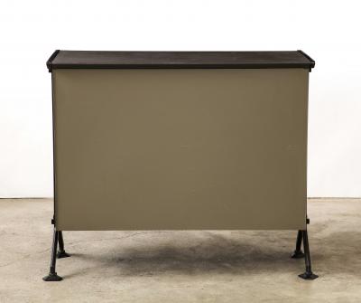  Studio B B P R Steel Cabinet with Sliding Doors by B B P R for Olivetti Italy c 1960