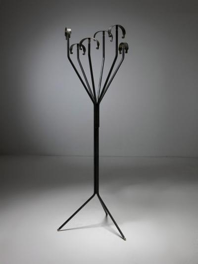  Studio BBPR Erato Metal Coat Rack by BBPR for Artemide Italy 1960s
