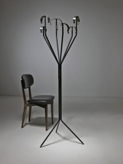  Studio BBPR Erato Metal Coat Rack by BBPR for Artemide Italy 1960s