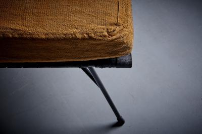  Studio BBPR Fully Original Elettra Lounge Chair with Ottoman by Studio BBPR for Arflex